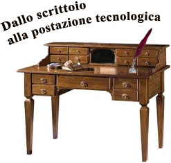L'antica scrivania, scrittoio